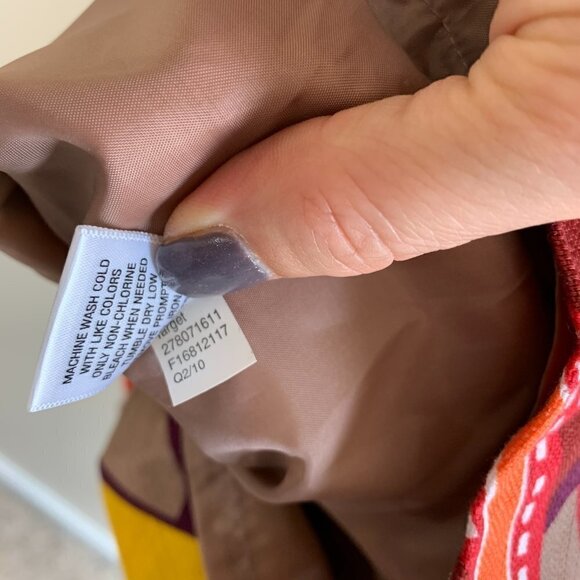 Merona Strapless Paisley Floral Print Dress Size 6 - Picture 5 of 9